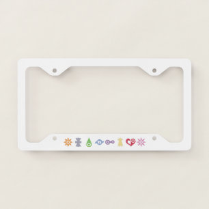 Digimon Crests: License Plate Frame