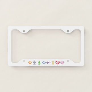 Digimon Crests: License Plate Frame