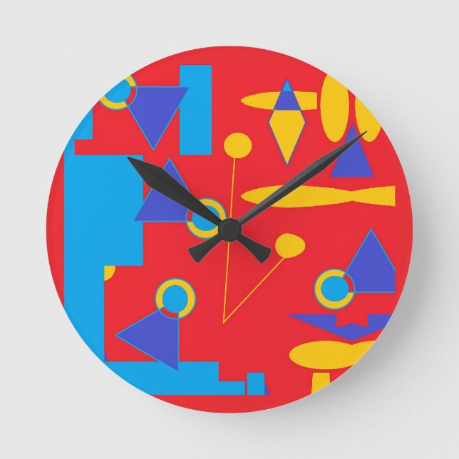 Digisketch 24-A Round Clock (Front)