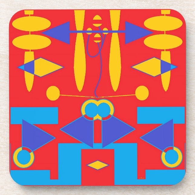 Digisketch 27-A Beverage Coaster (Front)