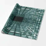 Digital 3D Cube Design Wrapping Paper