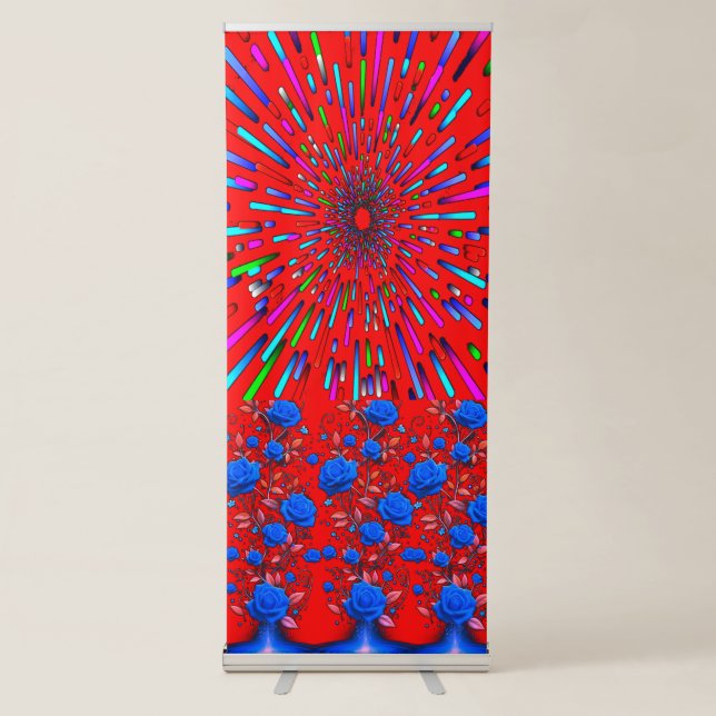 Digital 3D Design Vertical Retractable banners (Front)