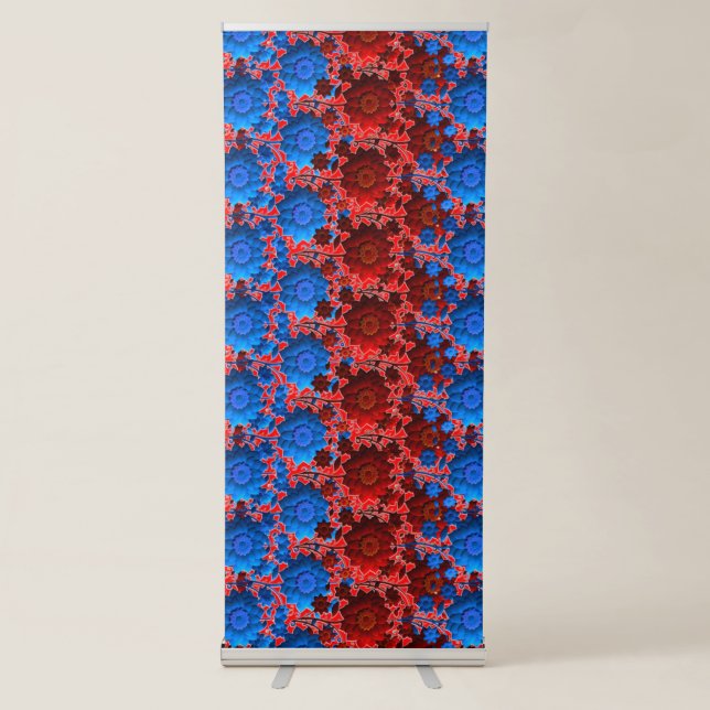 Digital 3D Design Vertical Retractable banners (Front)
