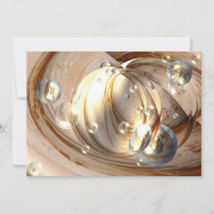 Digital Abstract Art Invitation