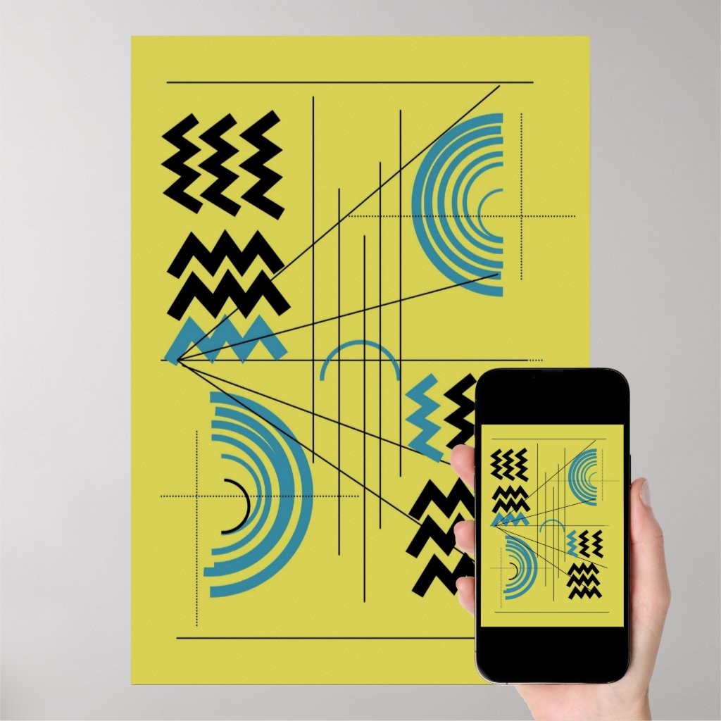 Geometric Art Poster