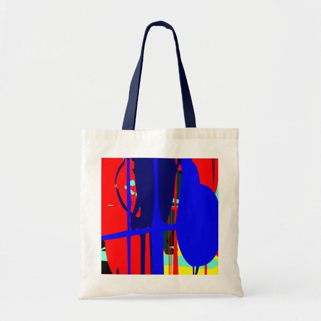 Digital Abstract Expressionist 02 Tote Bag (Front)