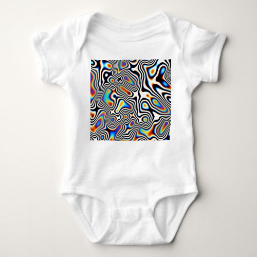 Digital Abstract Vibrant Festive Background Baby Bodysuit