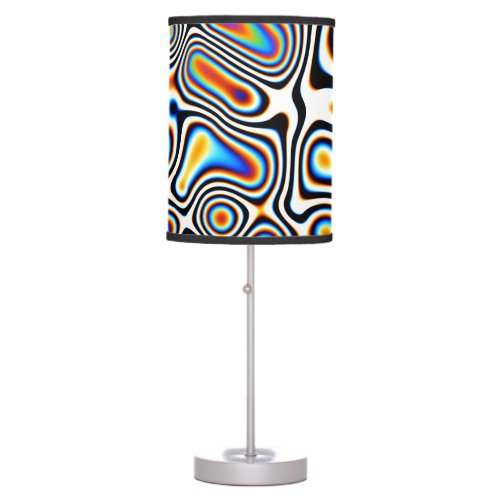 Digital Abstract Vibrant Festive Background Table Lamp