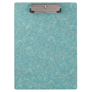 Digital Aqua "Liquid Marble" Print Clipboard