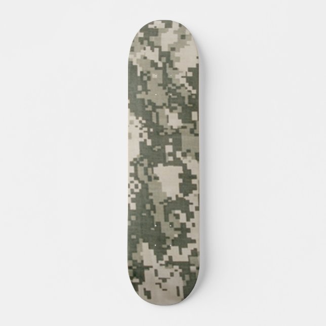 Digital Army Camouflage Skateboard Pro Deck (Front)