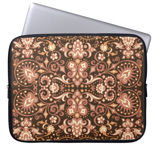 Digital art abstract pattern. Abstract blue image  Laptop Sleeve (Front)