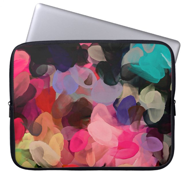 Digital art abstract pattern. Hand drawing modern  Laptop Sleeve (Front)