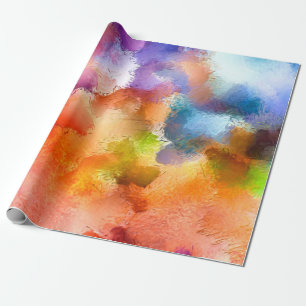 Digital art abstract pattern. Hand drawing modern Wrapping Paper