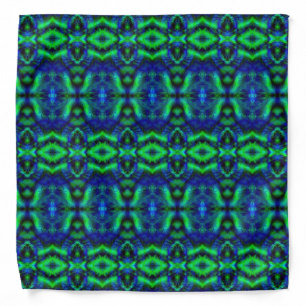 Digital Art Cool Modern Abstract Pattern Bandana