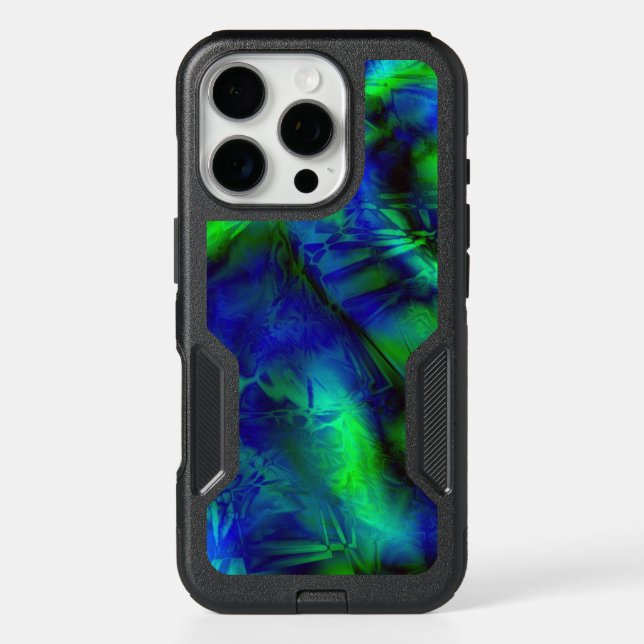 Digital Art Cool Modern Abstract Pattern Otterbox iPhone Case (Back)