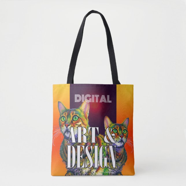 Digital Art & Design Tote Bag (Front)