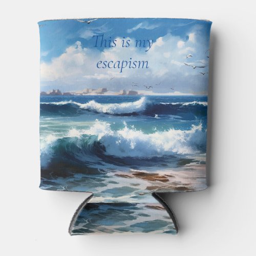 digital art escapism seascape image   can cooler