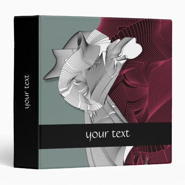 Digital Art Figure 3 Ring Binder (Front/Spine)