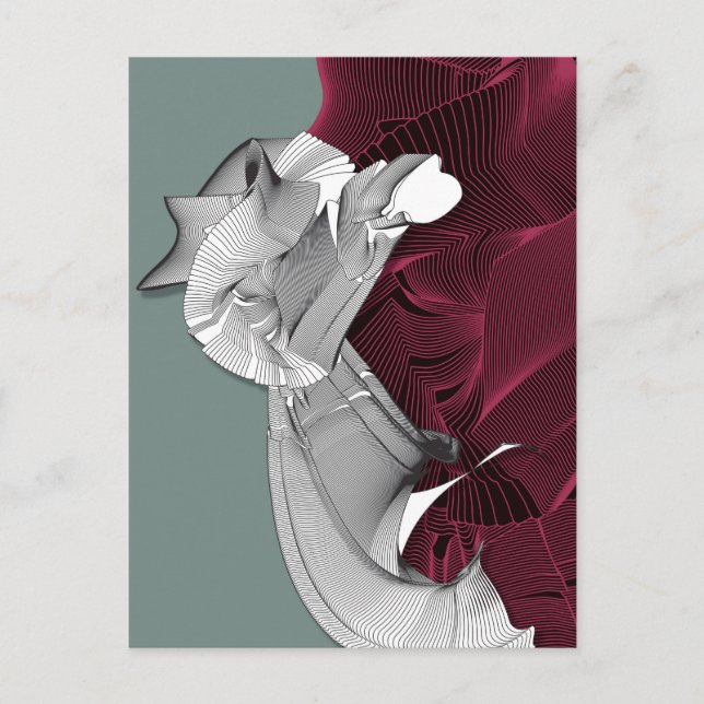 Digital Art Figure Postcard (Front)