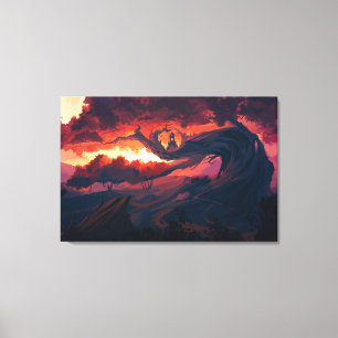 Digital Art Premium Wrapped Canvas (Gloss) Print