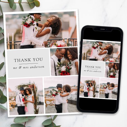 Digital Available Photo Wedding Thank You Cards