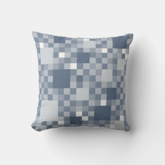 Digital Avio Pixelated Little Squares Throw Pillow