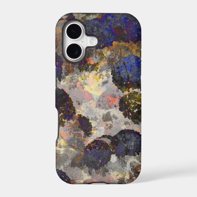 Digital background art of floral / flower pattern iphone case (Back)