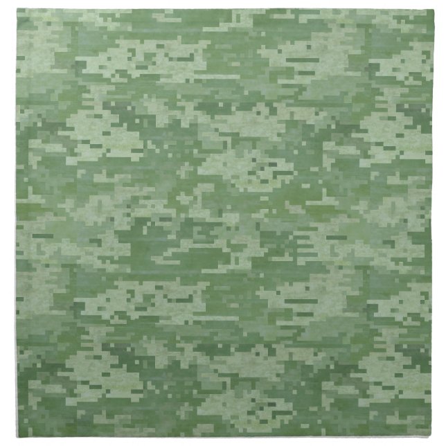 Digital Bamboo Camo Cloth Napkin (Front)