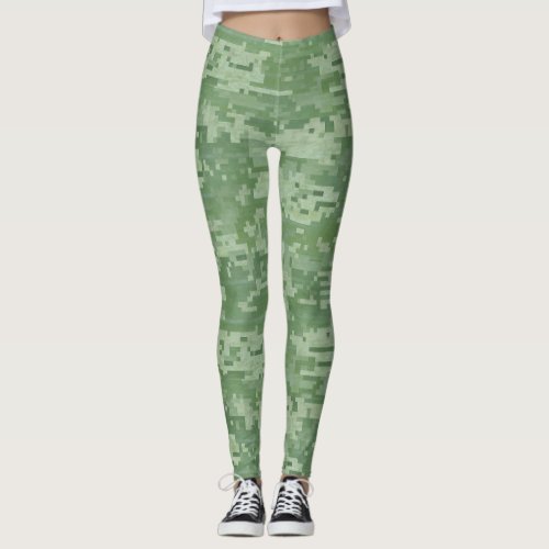 Digital Bamboo Camo Leggings