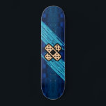 Digital Band Aids Skateboard<br><div class="desc">A digital background with required band aids.</div>