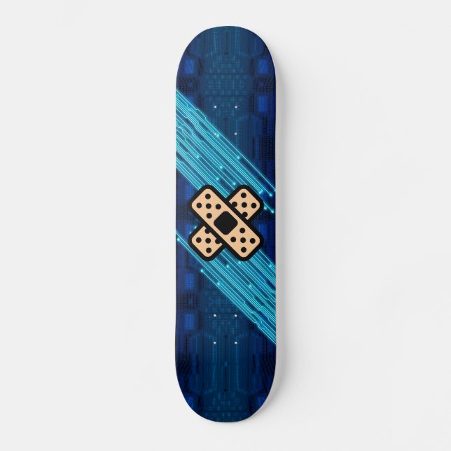 Digital Band Aids Skateboard (Front)