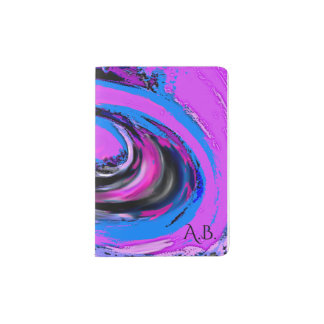Digital Big Wave Passport Holder