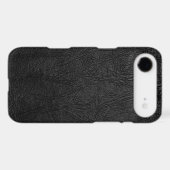 Digital Black Leather Case-Mate iPhone Case (Back (Horizontal))