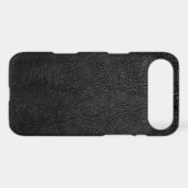 Digital Black Leather Case-Mate iPhone Case (Back (Horizontal))