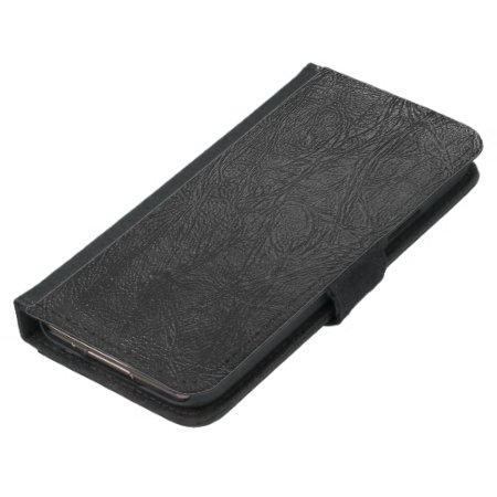 Digital Black Leather Samsung Galaxy S5 Wallet Case