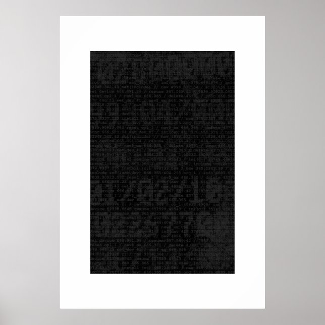 Digital Black Poster (Front)