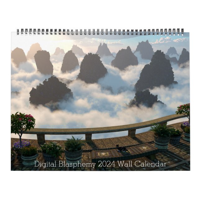 Digital Blasphemy 2024 Wall Calendar (Cover)