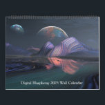Digital Blasphemy 2025 Wall Calendar (24 Month)<br><div class="desc">Say goodbye to 2024 with a brand new calendar featuring 12 of my favorite renders from over the past year.  Now updated to include 24 images in case you select the 24 month option! (updated 12-2-24)</div>