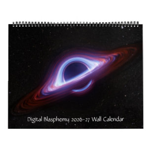 Digital Blasphemy 2026-27 Wall Calendar (24 Month)