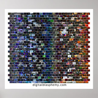 Digital Blasphemy Spectrum Mosaic Poster