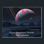 Digital Blasphemy "Worlds" Wall Calendar<br><div class="desc">12 Months of the best Digital Blasphemy Environment Artwork to enjoy year-round (updated 7/29/2024)</div>