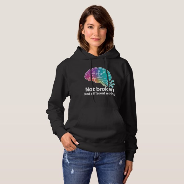 Digital Brain Tech Design Hoodie (Front Full)