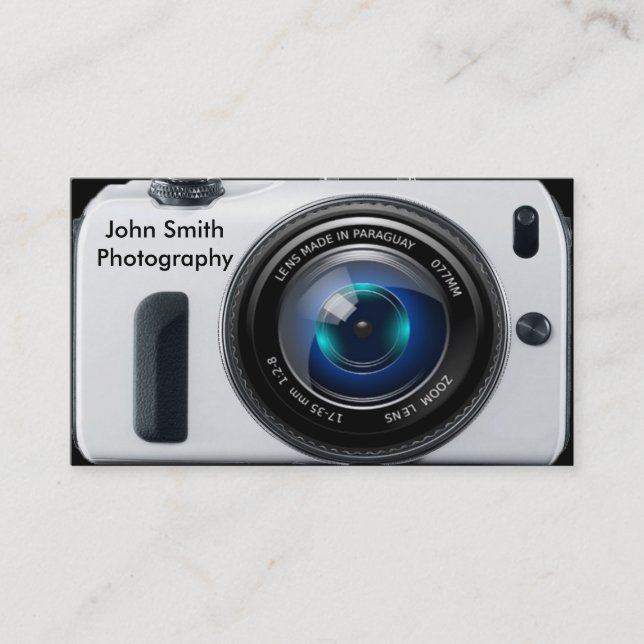 digital camera business card (Front)