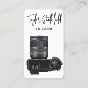Digital Camera Photography Business Card