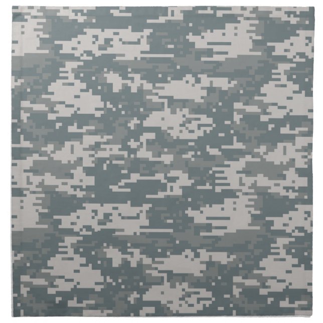 Digital Camo Cloth Napkin (Front)
