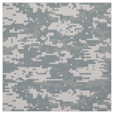 Gray Digi Camo Fabric | Zazzle