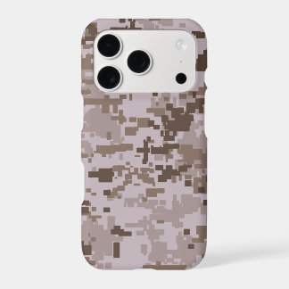 Digital Camo – Grey MED camo pattern iPhone 17 Pro Case