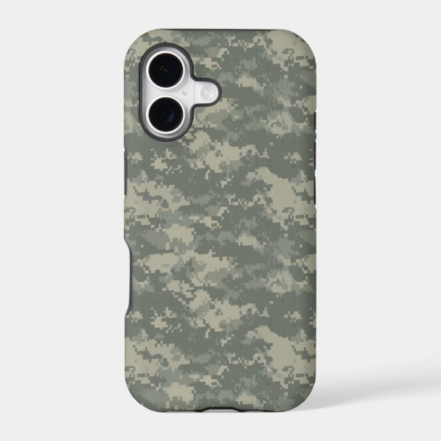 Digital Camo iPhone Case (Back)