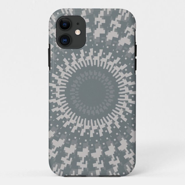 Digital Camo kaleidoscope Case-Mate iPhone Case (Back)