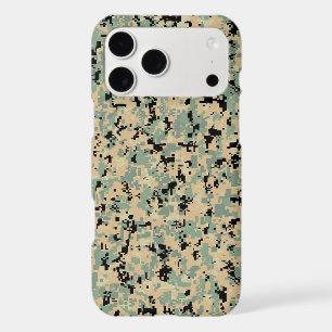 Digital Camo – Tan-Green SM camo pattern iPhone 17 Pro Max Case